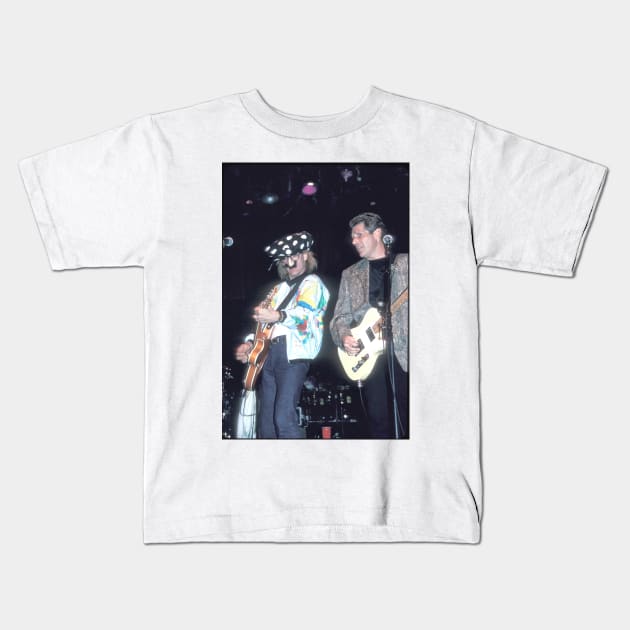 Joe Walsh and Glen Frey Photograph Kids T-Shirt by Concert Photos